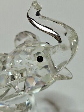 Swarovski Crystal Baby Elephant Figurine 